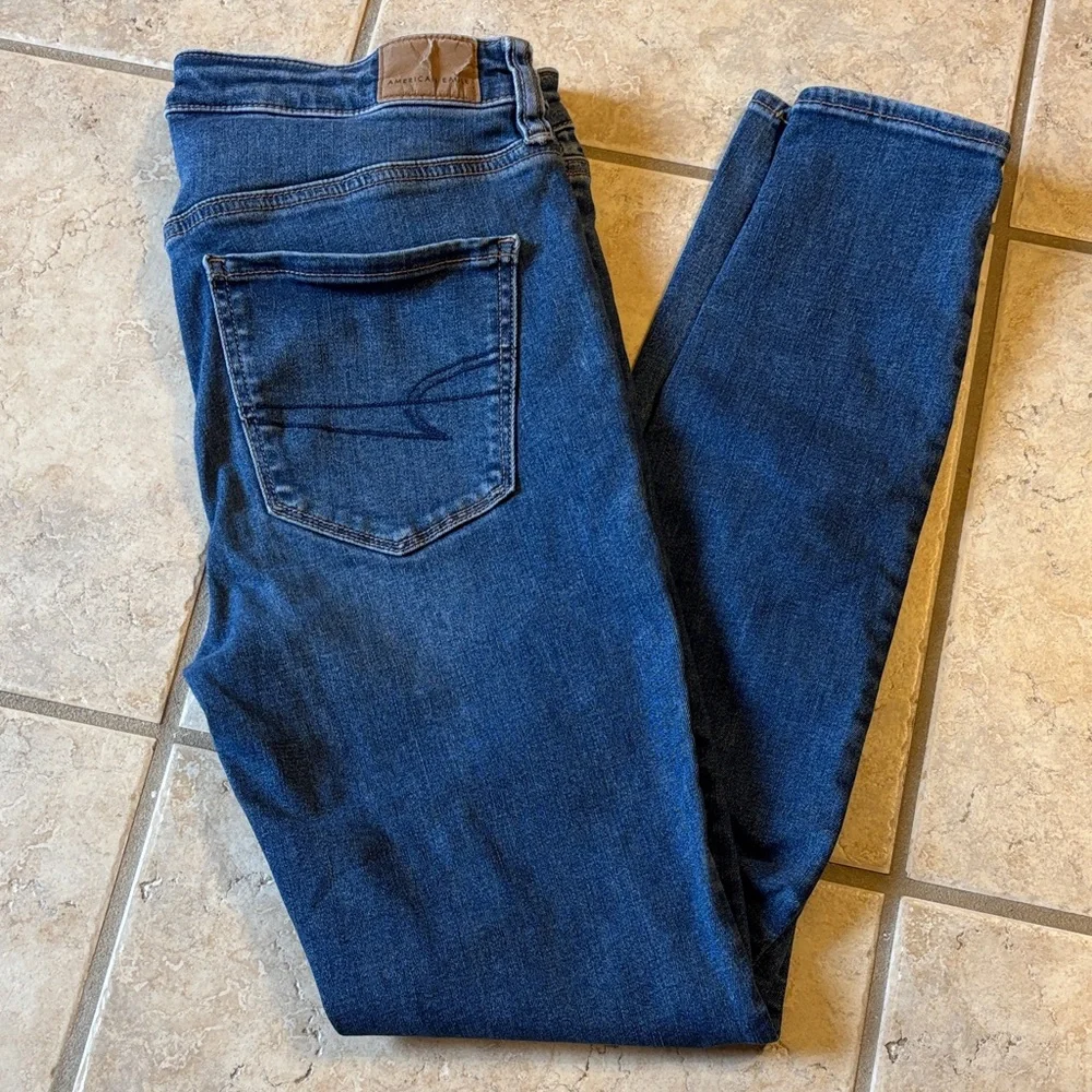 American Eagle Outfitters Deep Indigo Jeggings - Picture 1 of 3
